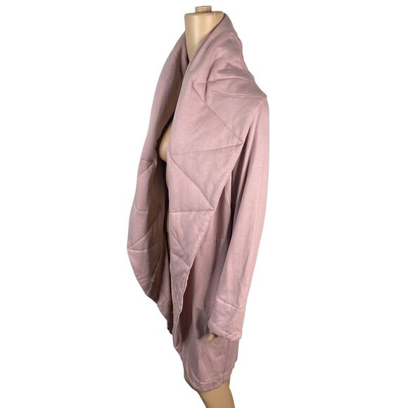 Young Fabulous & Broke Sandrine Dusty Pink Quilted Cardigan Coat SZ M/L - Picture 7 of 11